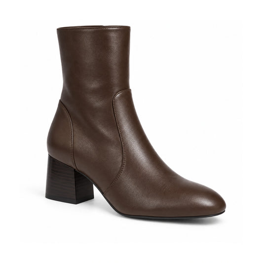 Calzado Stuart Weitzman FLAREBLOCK 60 ZIP BT Walnut/Dark Brown