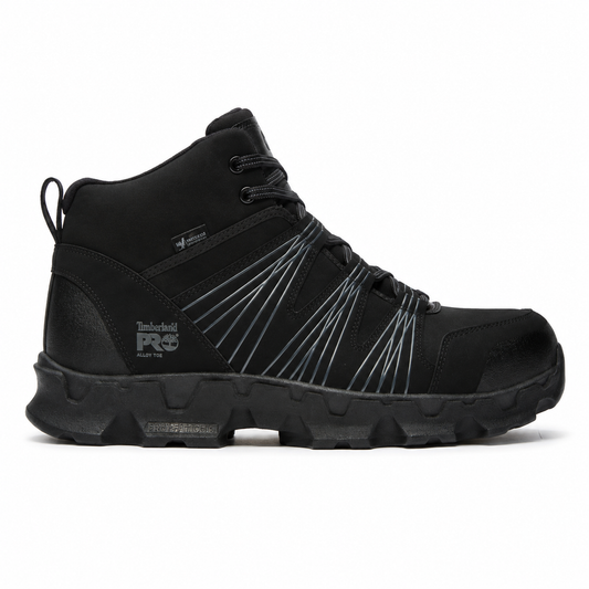 Tenis de Seguridad Timberland PRO Powertrain Sport Alloy Toe Black Blue Hombre