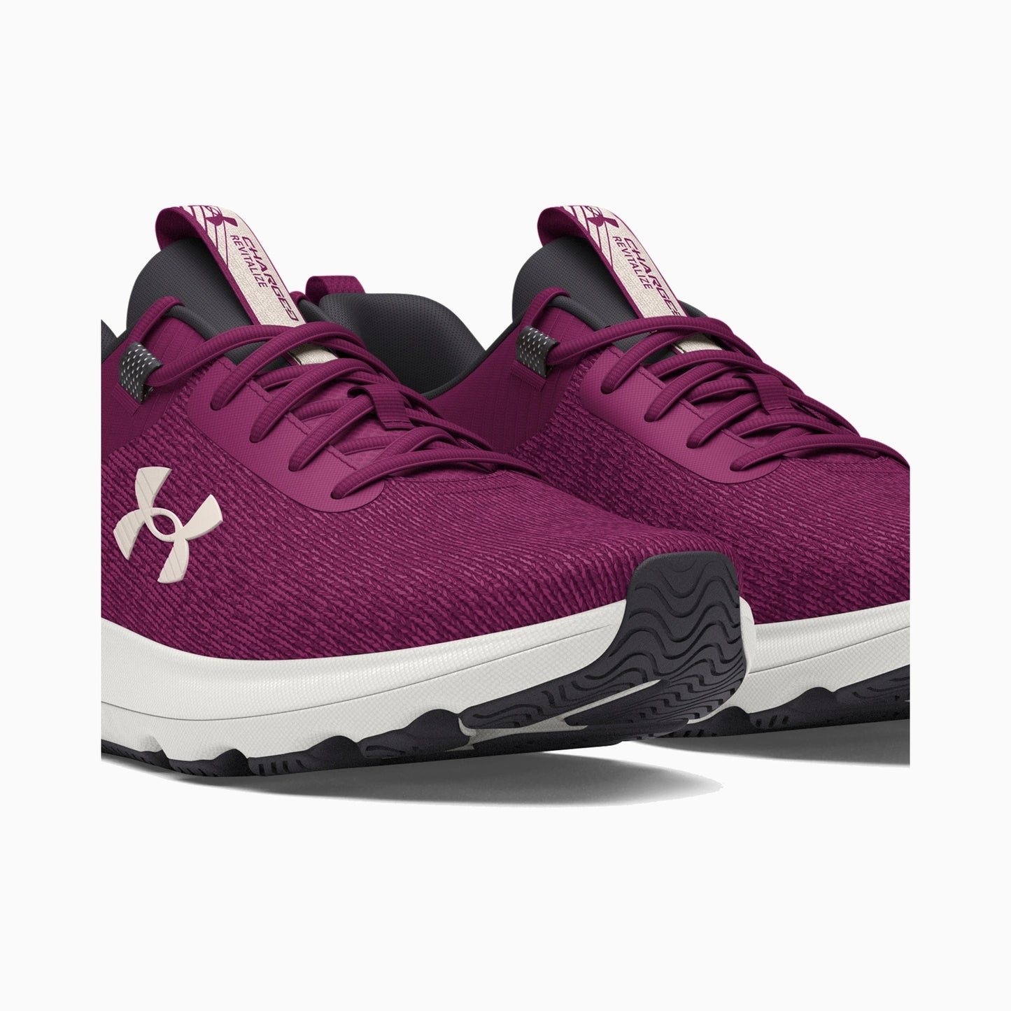 Tenis para Correr Under Armour Charged Revitalize Purple Gemini White Clay Mujer