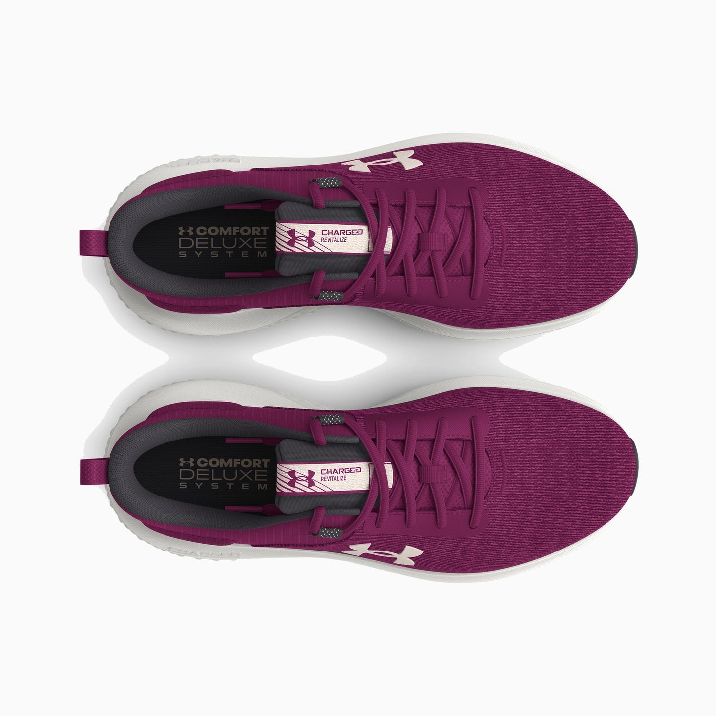Tenis para Correr Under Armour Charged Revitalize Purple Gemini White Clay Mujer