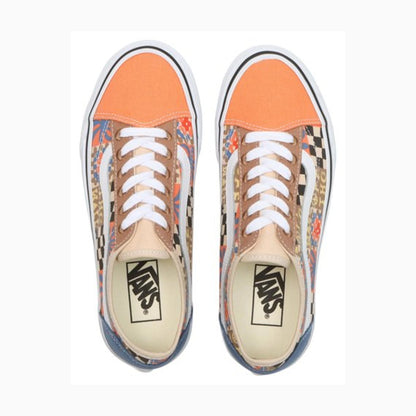 Tenis Vans Old Skool Tape Camp Positive Multi True White Unisex