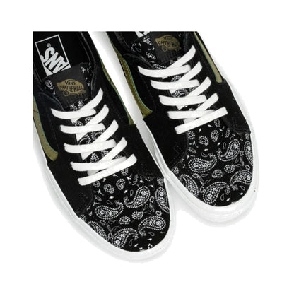 Tenis Vans Sk8-Low Paisley Suede Black Green Hombre