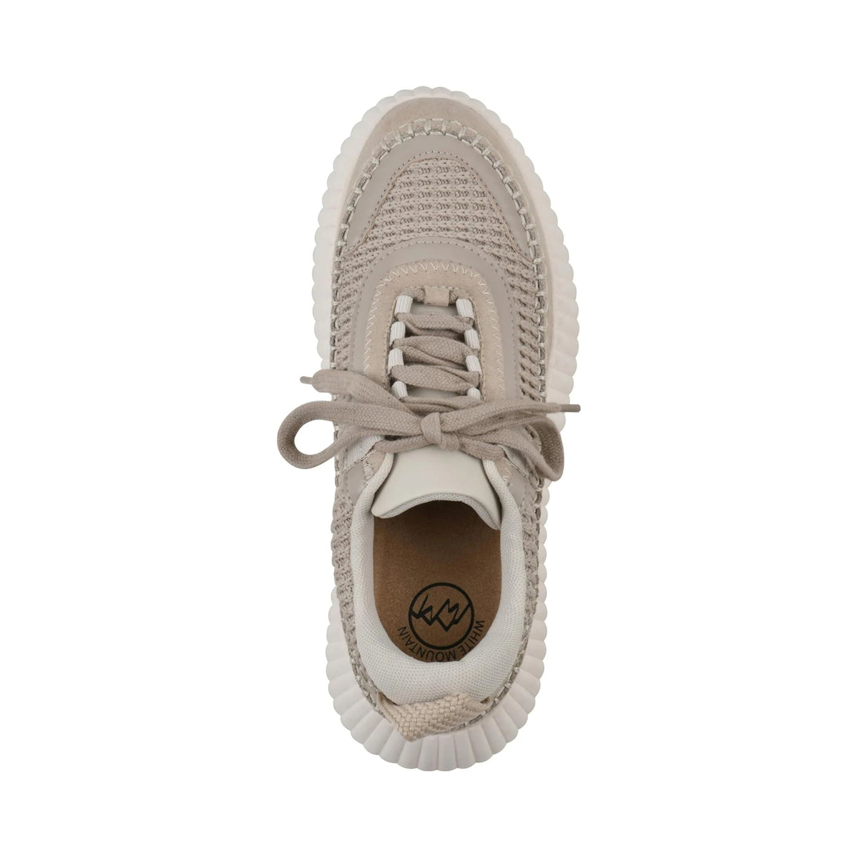 Tenis White Mountain Dynastic Taupe Fabric W35641-280 - superior