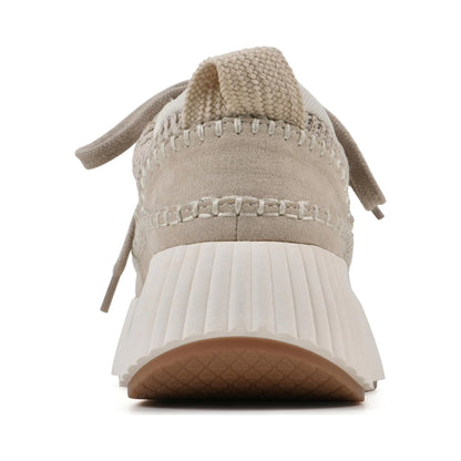 Tenis White Mountain Dynastic Taupe Fabric W35641-280 - posterior