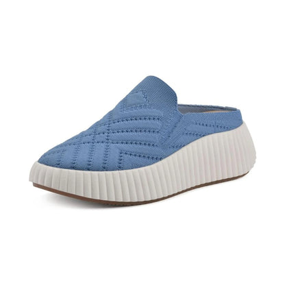 Tenis mule White Mountain Dystant Chambray Denim Fabric para mujer - perspectiva