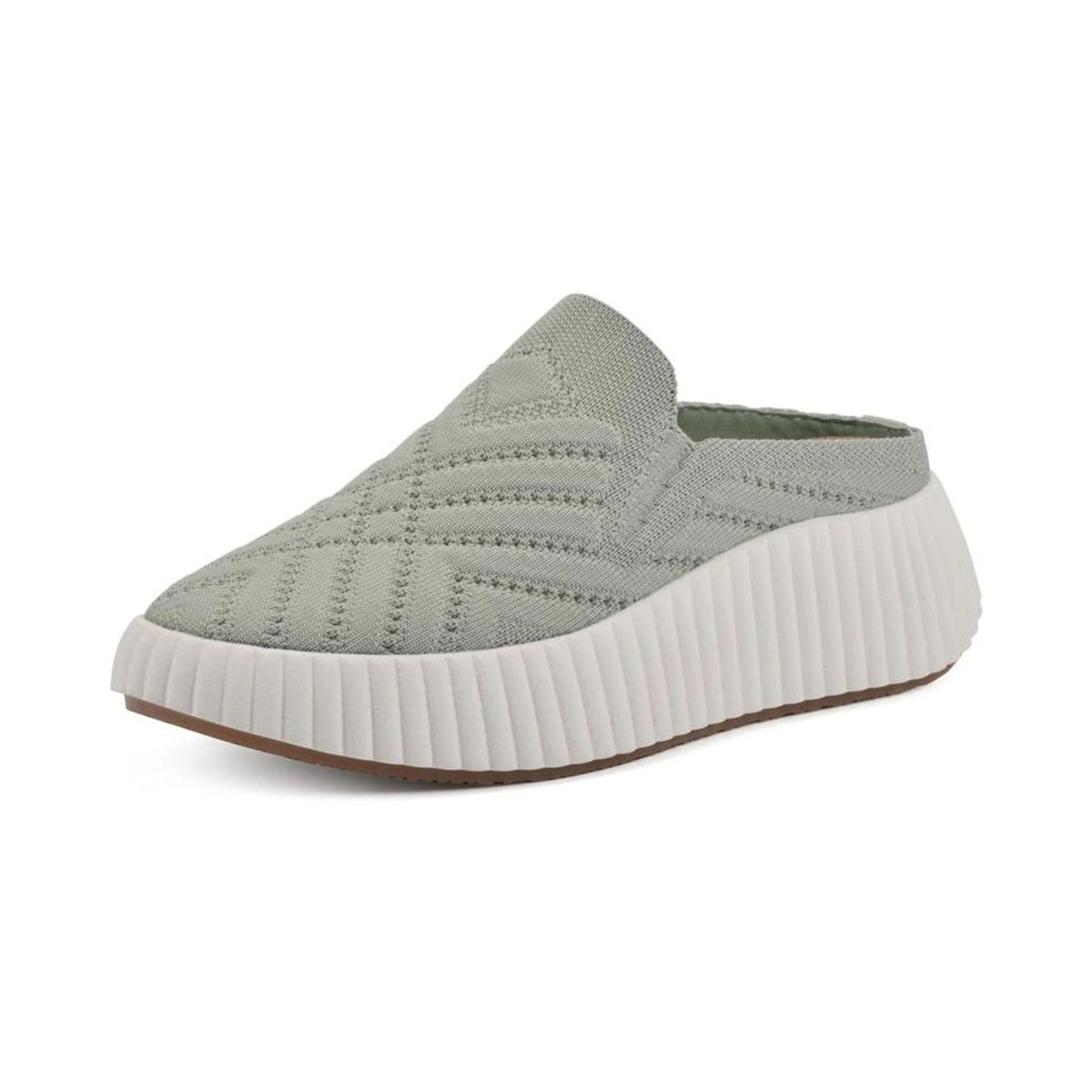 Tenis mule White Mountain Dystant Sage Green Fabric para mujer - perspectiva