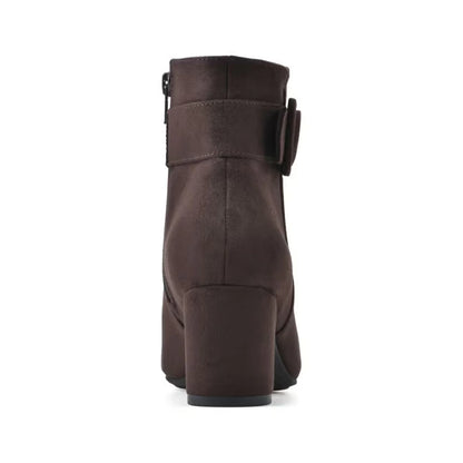 Botines White Mountain Freckly Black Fabric para mujer - lateral