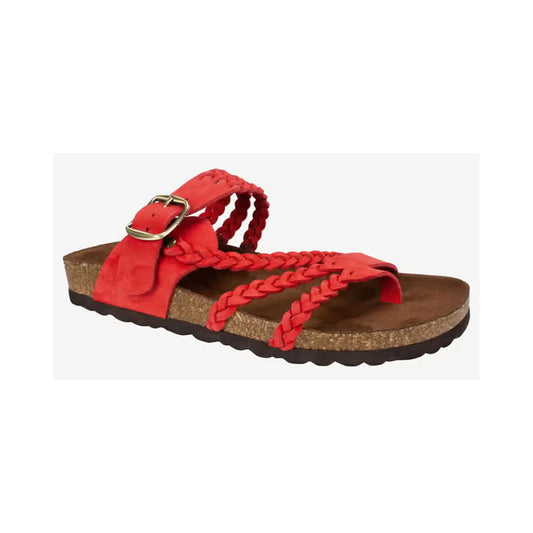 Sandalias White Mountain Hayleigh Red Nubuck para mujer - perspectiva