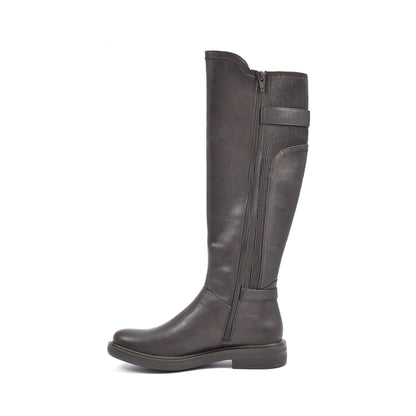 Botas altas White Mountain Meditate Dark Brown Smooth para mujer - posterior
